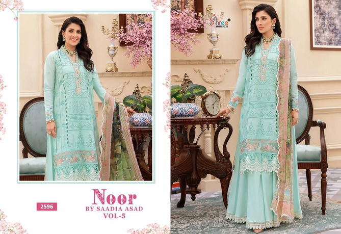 Noor By Saadia Asad Vol 5 By Shree Pakistani Salwar Suits Catalog